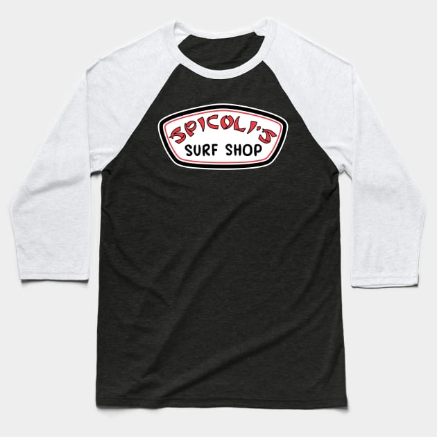 Fast Times - Spicoli's Surf Shop Baseball T-Shirt by RetroZest